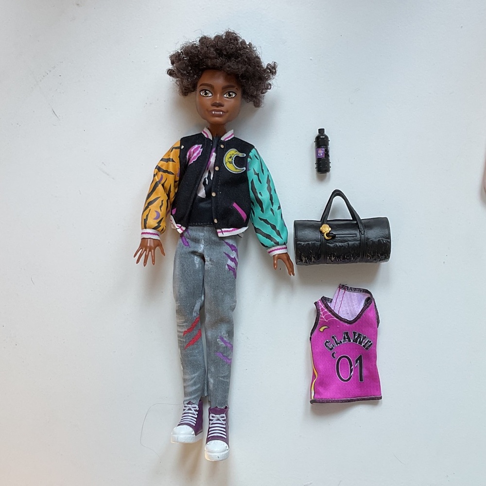 Monster High Doll with Black and Purple Accessories